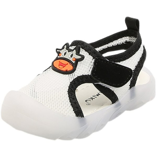 Sandale textile de vara cu talpa cauciucata luminoasa