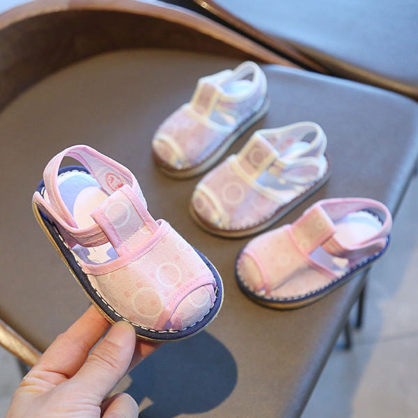 Sandale textile pentru bebeluși moderne pentru fete