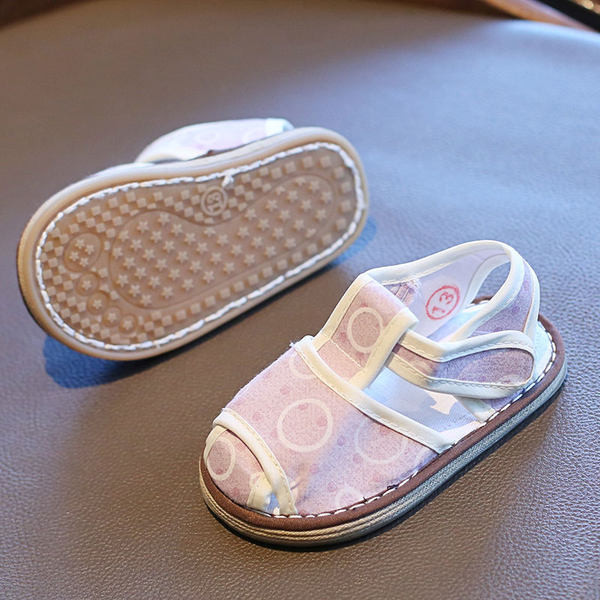 Sandale textile pentru bebeluși moderne pentru fete