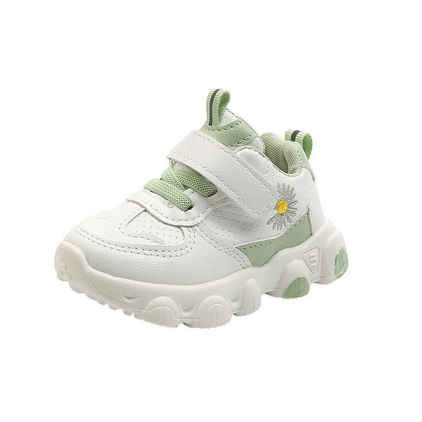 Adidași respirabili pentru bebeluși cu autocolante și broderie