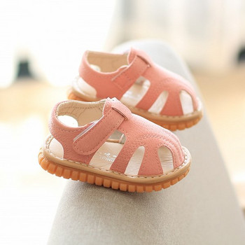 Бебешки летни сандали с мека подметка за момичета и момчета
