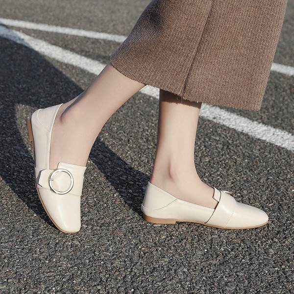 Pantofi de primavara dama cu decor metalic