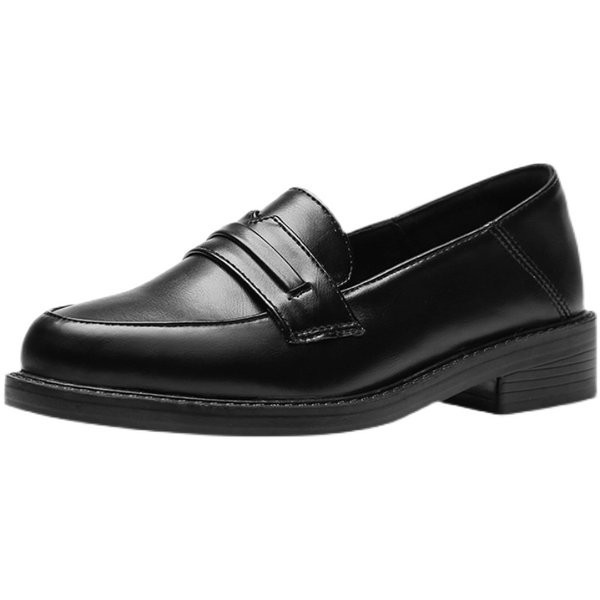 Pantofi dama casual din piele ecologica de culoare neagra mai multe modele