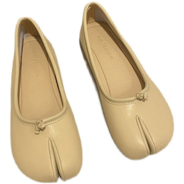 Pantofi casual dama din piele cu talpa plate in diferite culori