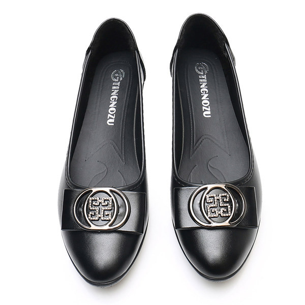 Pantofi casual de dama anti-alunecare din piele ecologica