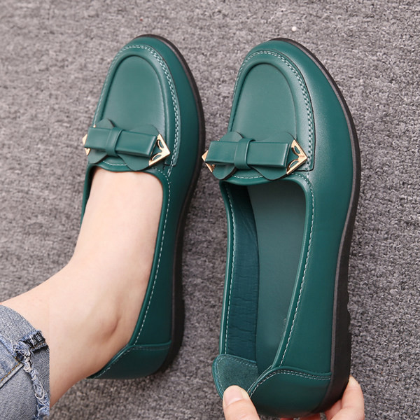 Pantofi casual de dama anti-alunecare din piele ecologica