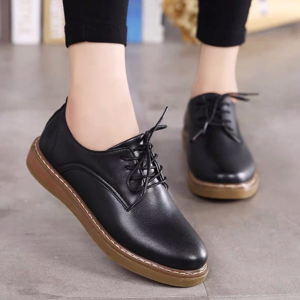 Pantofi casual dama cu sireturi si talpa plate - mai multe culori