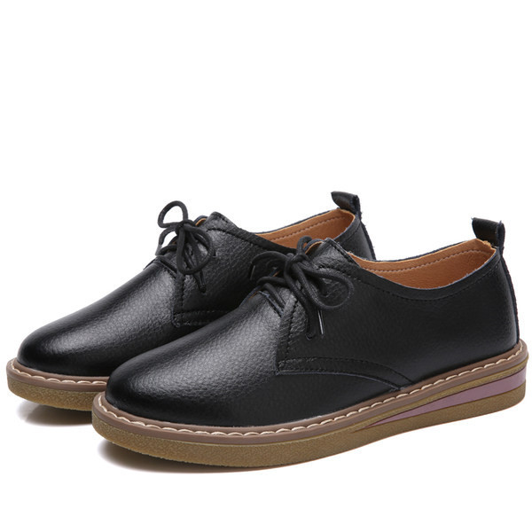 Pantofi casual dama cu sireturi si talpa plate - mai multe culori