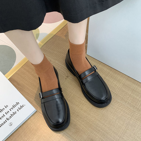 Pantofi casual de dama din imitatie de piele in negru si maro