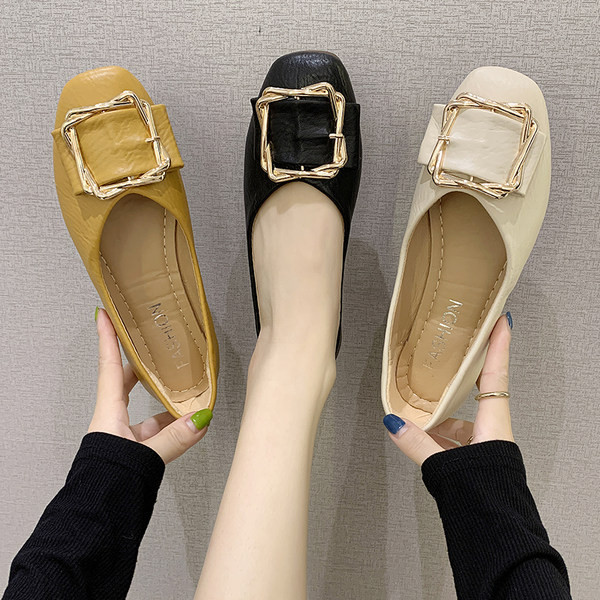 Pantofi casual dama cu decor metalic in patru culori