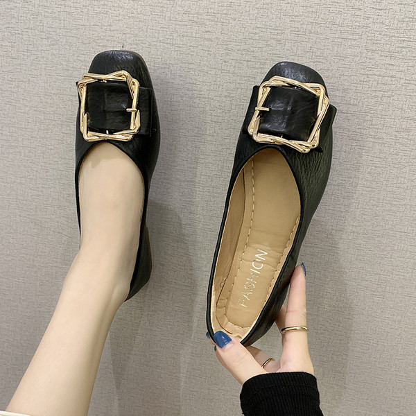 Pantofi casual dama cu decor metalic in patru culori