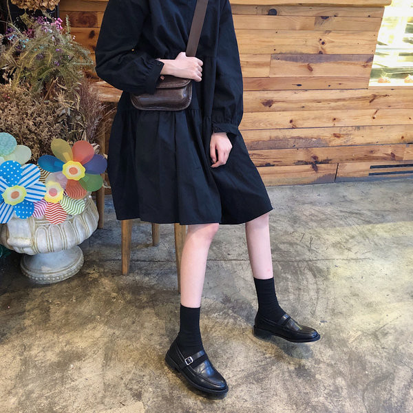 Model nou de pantofi casual dama din piele ecologica cu catarama