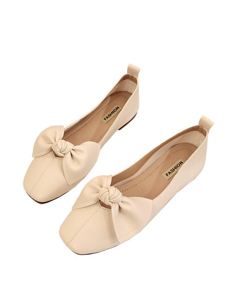 Mocasini casual dama cu panglica din piele ecologica