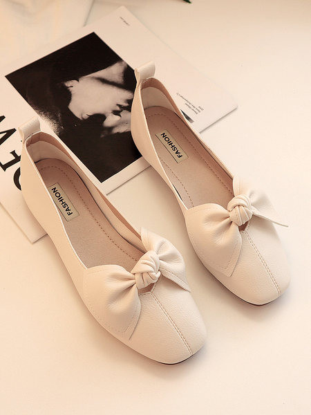 Mocasini casual dama cu panglica din piele ecologica