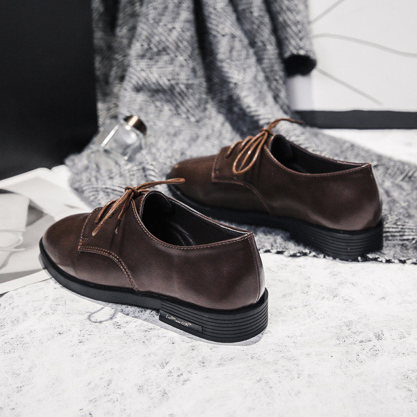 Pantofi dama de primavara cu sireturi - din piele ecologica