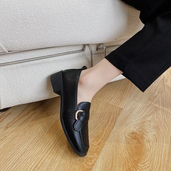 Pantofi casual de dama din imitatie de piele cu talpa plata