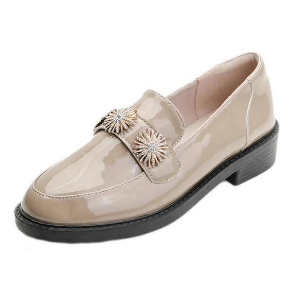 Model nou de pantofi de dama de primavara din imitatie de piele cu toc