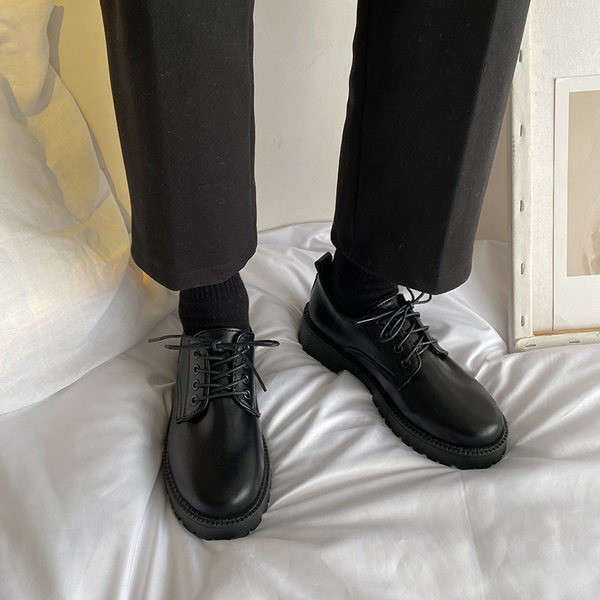 Pantofi casual dama cu sireturi si talpa aspra - negru si maro