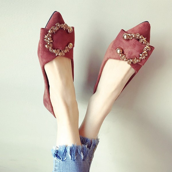 Pantofi moderni cu varf din piele intoarsa ecologica - marimi mari