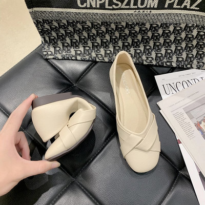 Γυναικεία casual παπούτσια από οικολογικό δέρμα με επίπεδη σόλα σε τρία χρώματα
