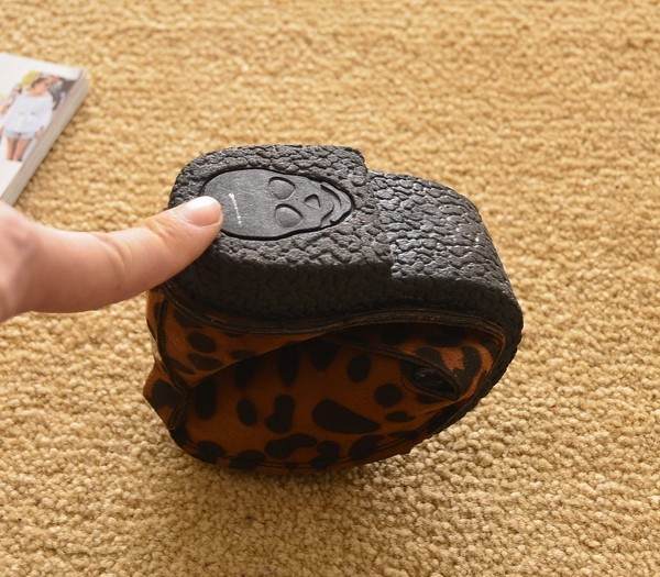 Model nou de mocasini din piele intoarsa ecologica cu talpa plata