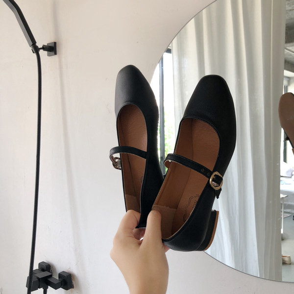 Pantofi casual dama din piele ecologica cu curea