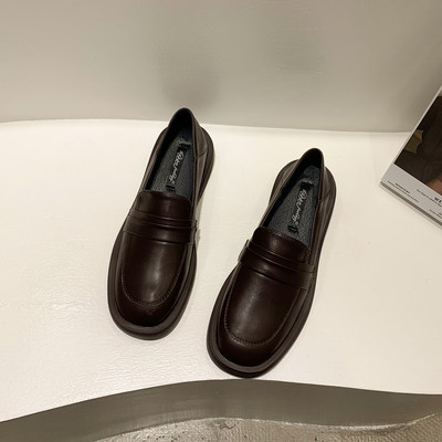 Sieviešu apavi no mākslīgās ādas - melni un brūni