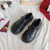 Ikdienas sieviešu ādas apavi ar šņorēm