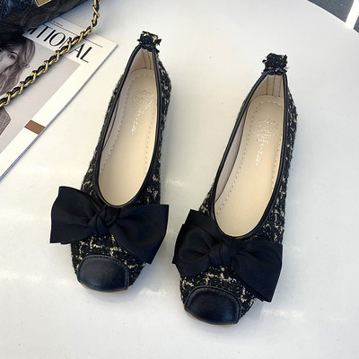 Ikdienas sieviešu apavi ar lenti un plakanu zoli