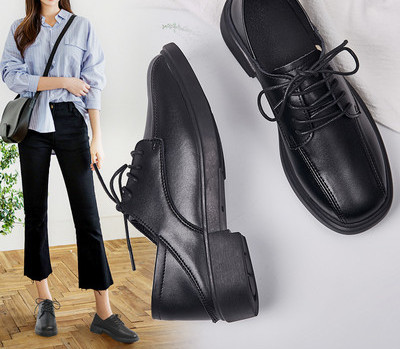 Pantofi casual dama din piele cu sireturi - mai multe modele