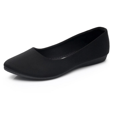 Sieviešu auduma noapaļotas kurpes