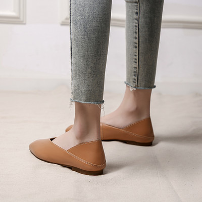 Sieviešu ādas apavu retro modelis