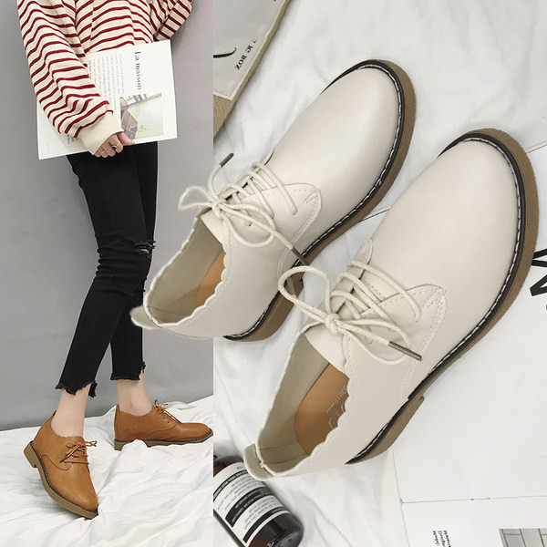 Ikdienas sieviešu ādas apavi ar šņorēm vairākās krāsās