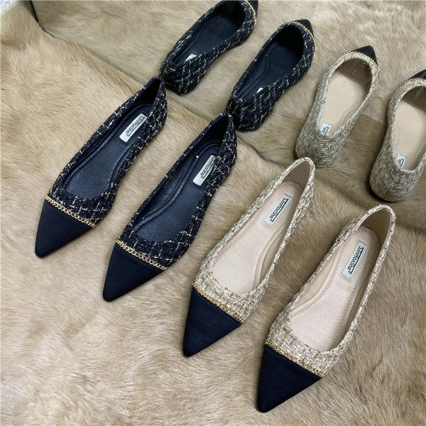 Sieviešu pavasara smailas kurpes divās krāsās