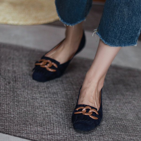 Sieviešu zamšādas apavi retro stilā