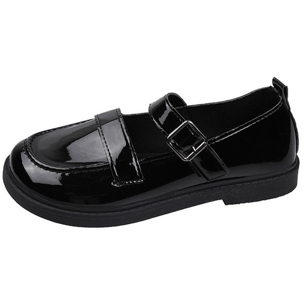 Ikdienas eko ādas apavi ar siksnu un sprādzi