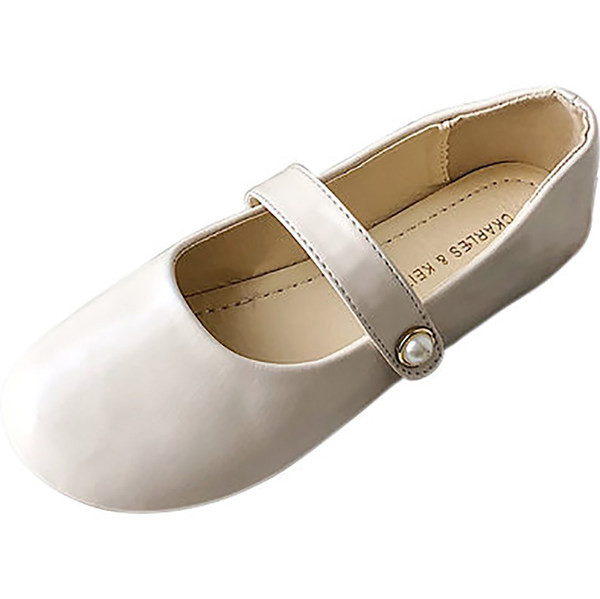 Sieviešu ādas apavi bēšā un baltā krāsā