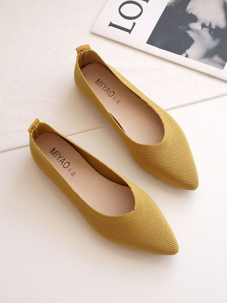 Sieviešu elpojošas smailas kurpes ar caurumiem