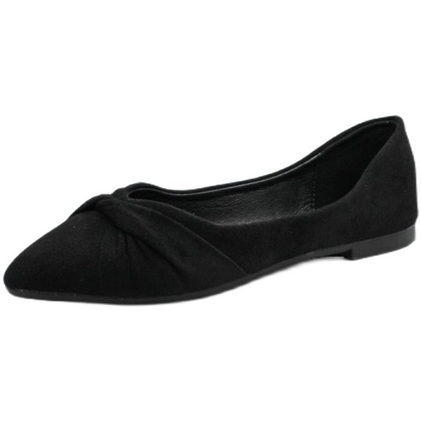 Ikdienas sieviešu apavi no eko zamšādas smaila modeļa