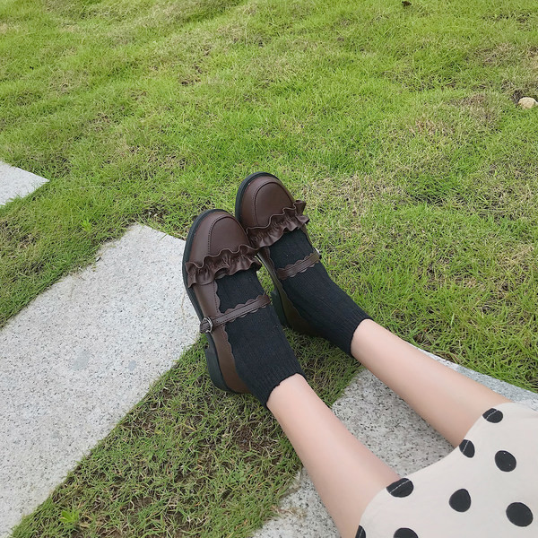 Pantofi casual dama din piele cu catarama