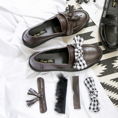 Ikdienas eko ādas mokasīni ar velcro un dažādiem 3D elementiem