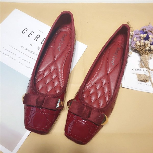 Pantofi casual dama din piele ecologica in trei culori cu panglica