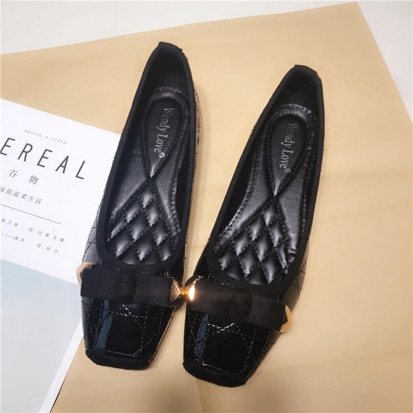 Pantofi casual dama din piele ecologica in trei culori cu panglica