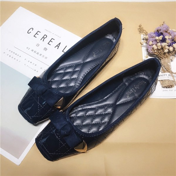 Pantofi casual dama din piele ecologica in trei culori cu panglica