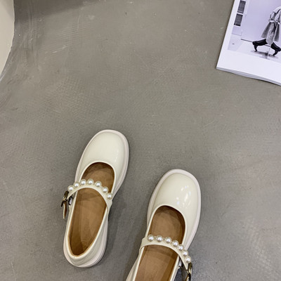 Model nou de pantofi casual dama cu talpa plata si perle