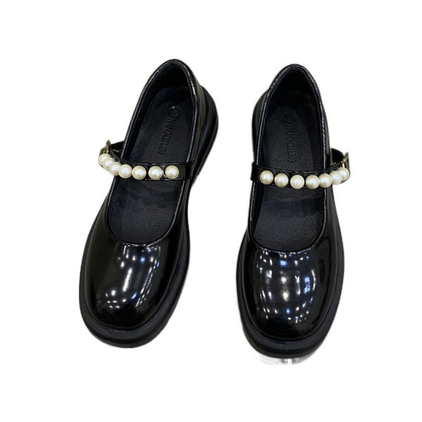 Model nou de pantofi casual dama cu talpa plata si perle