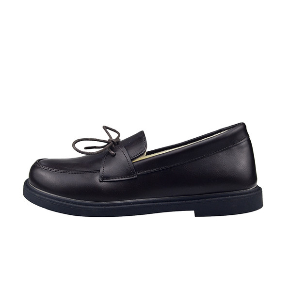 Pantofi din piele de primavara cu sireturi