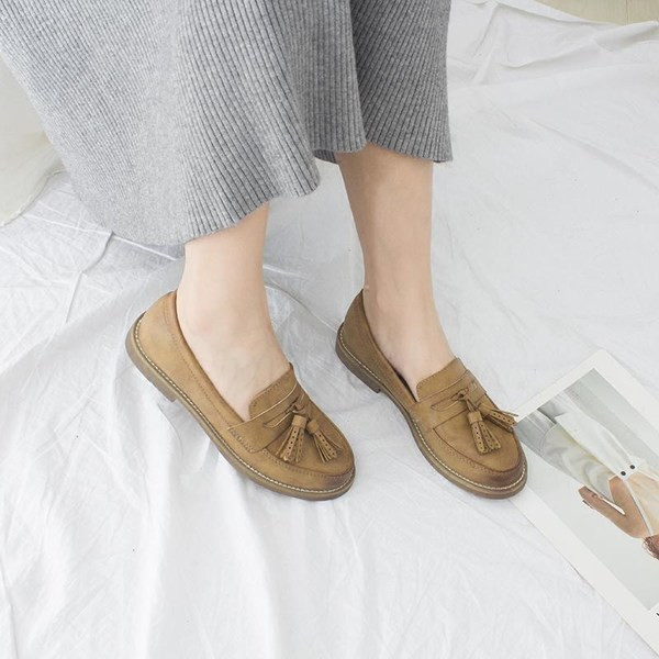 Ikdienas eko ādas apavi ar pušķiem