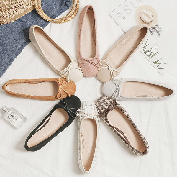 Pantofi casual dama cu panglica si talpa plata