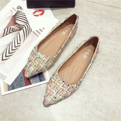 Sieviešu ikdienas tekstila apavi - smails modelis